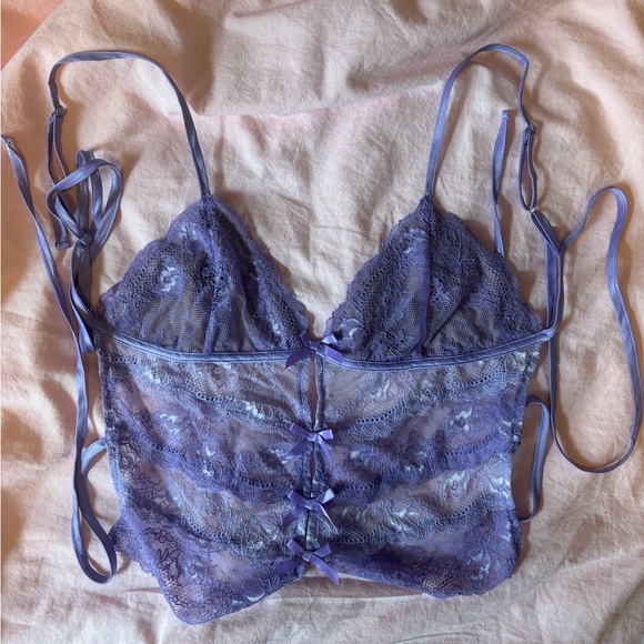 I.AM.GIA Purple Lace Cami - Picture 3 of 3